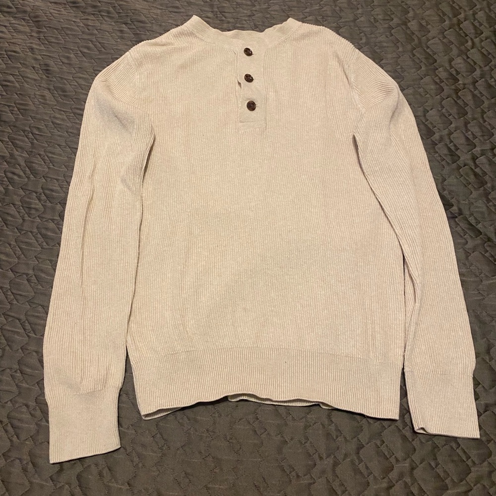 Cream henley